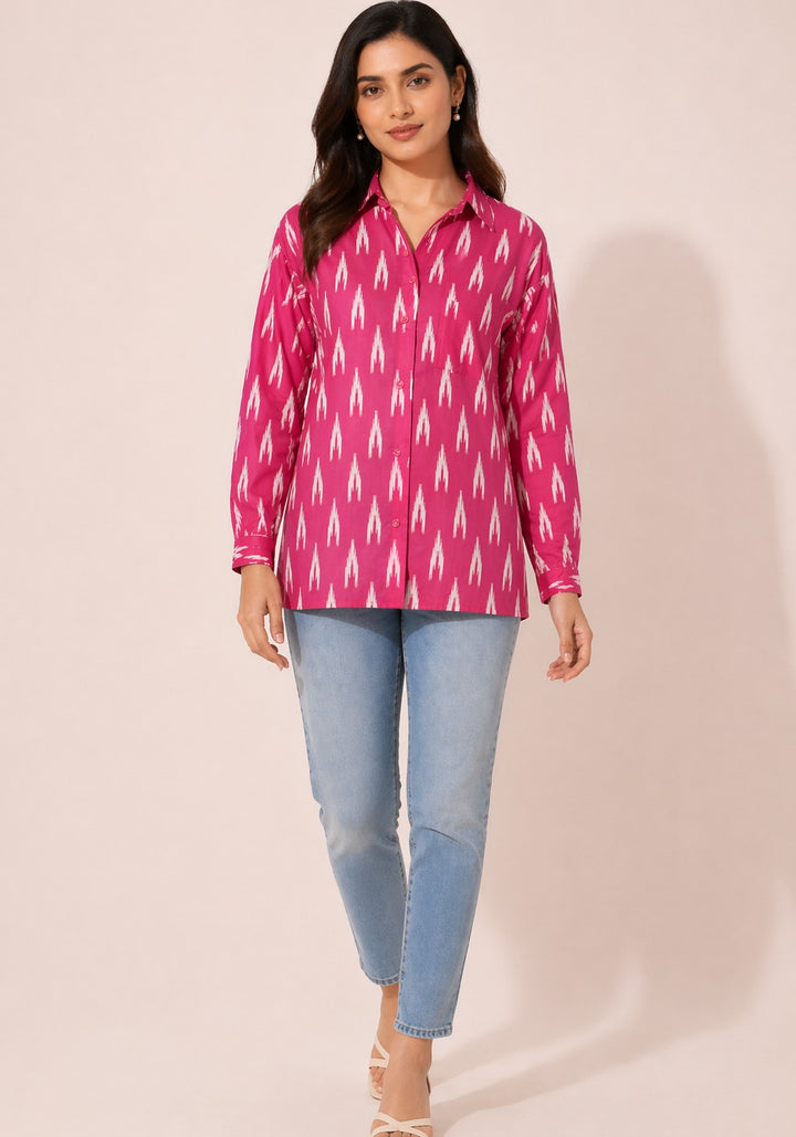 Women Relaxed Printed Casual Shirt – product photograph 4 | SORSHA™