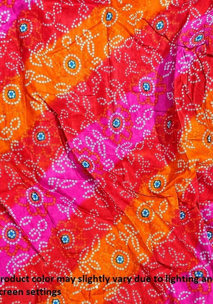 Bandhani Halter Neck Backless Kurti – product photograph 5 | SORSHA™