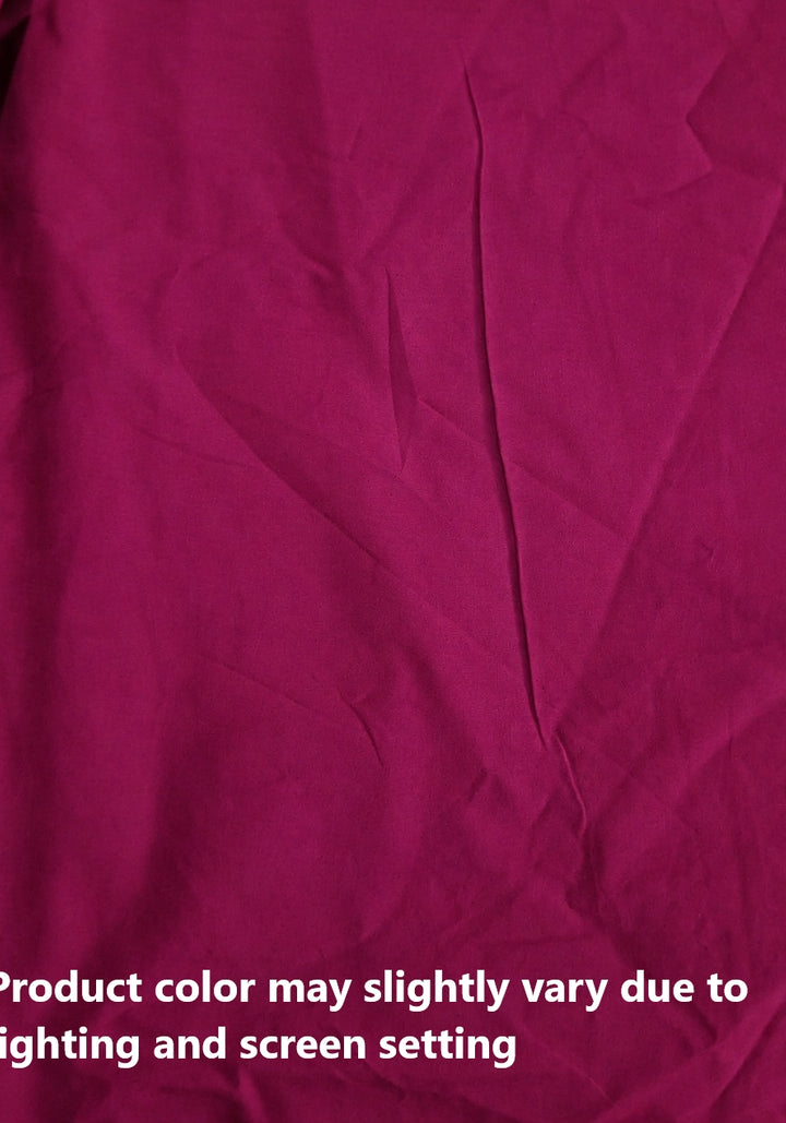 Magenta Pleated Top – product photograph 6 | SORSHA™