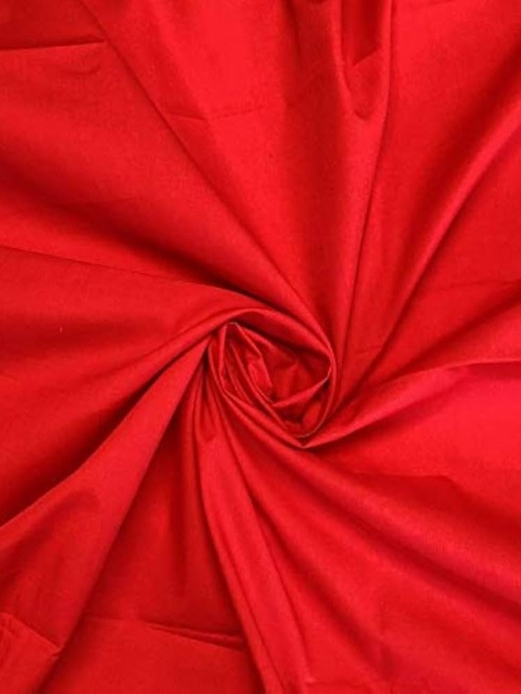 Red Poplin Peplum Bow Top – product photograph 5 | SORSHA™