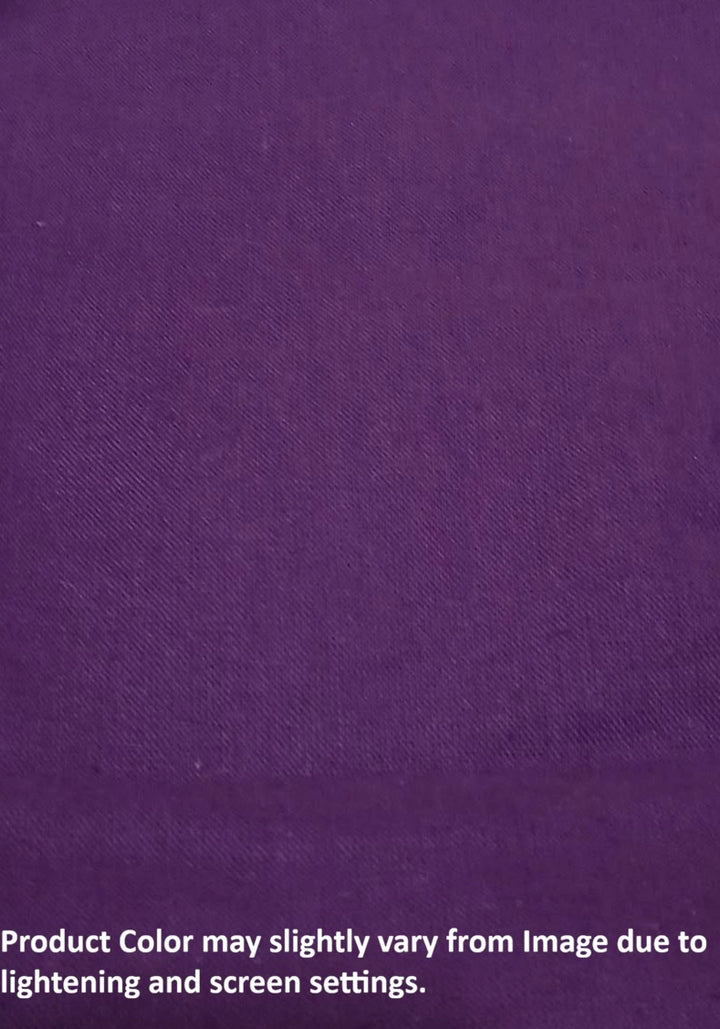 Purple Cotton Cross Back Top and Trouser Set – product photograph 6 | SORSHA™