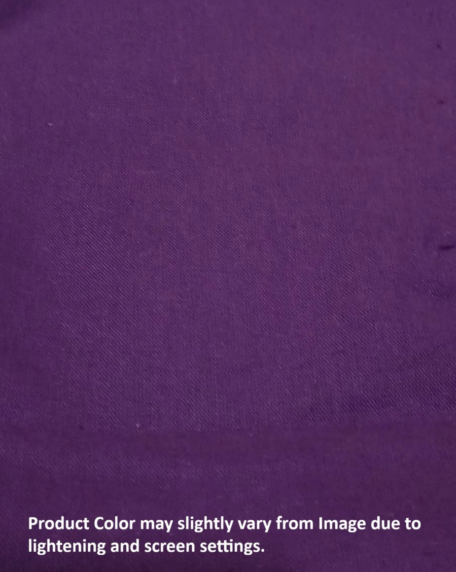 Purple Cotton Cross Back Top and Trouser Set – product photograph 6 | SORSHA™