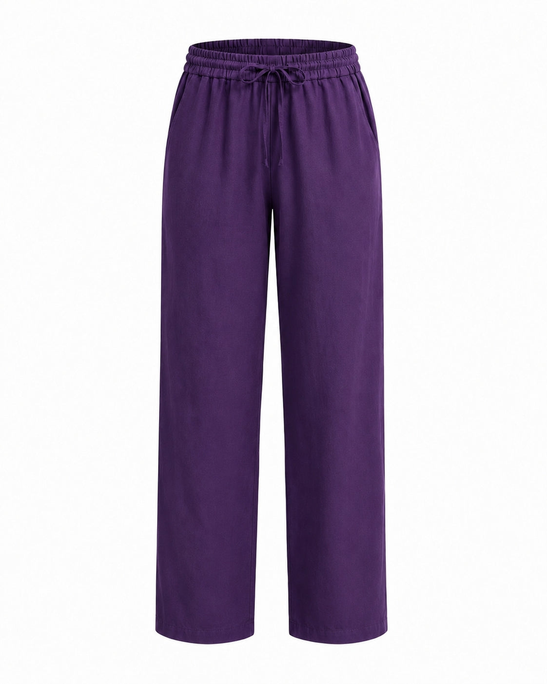Purple Cotton Cross Back Top and Trouser Set – product photograph 5 | SORSHA™