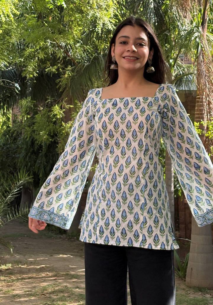 Neel Pankh Premium Cotton Short Kurti – product photograph 4 | SORSHA™