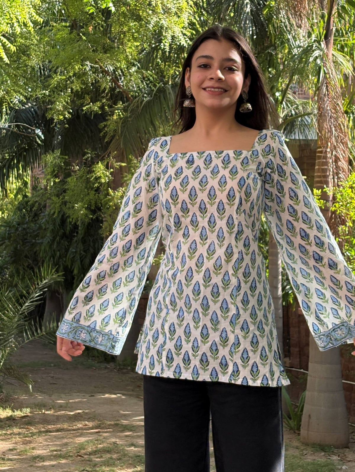 Neel Pankh Premium Cotton Short Kurti – product photograph 4 | SORSHA™