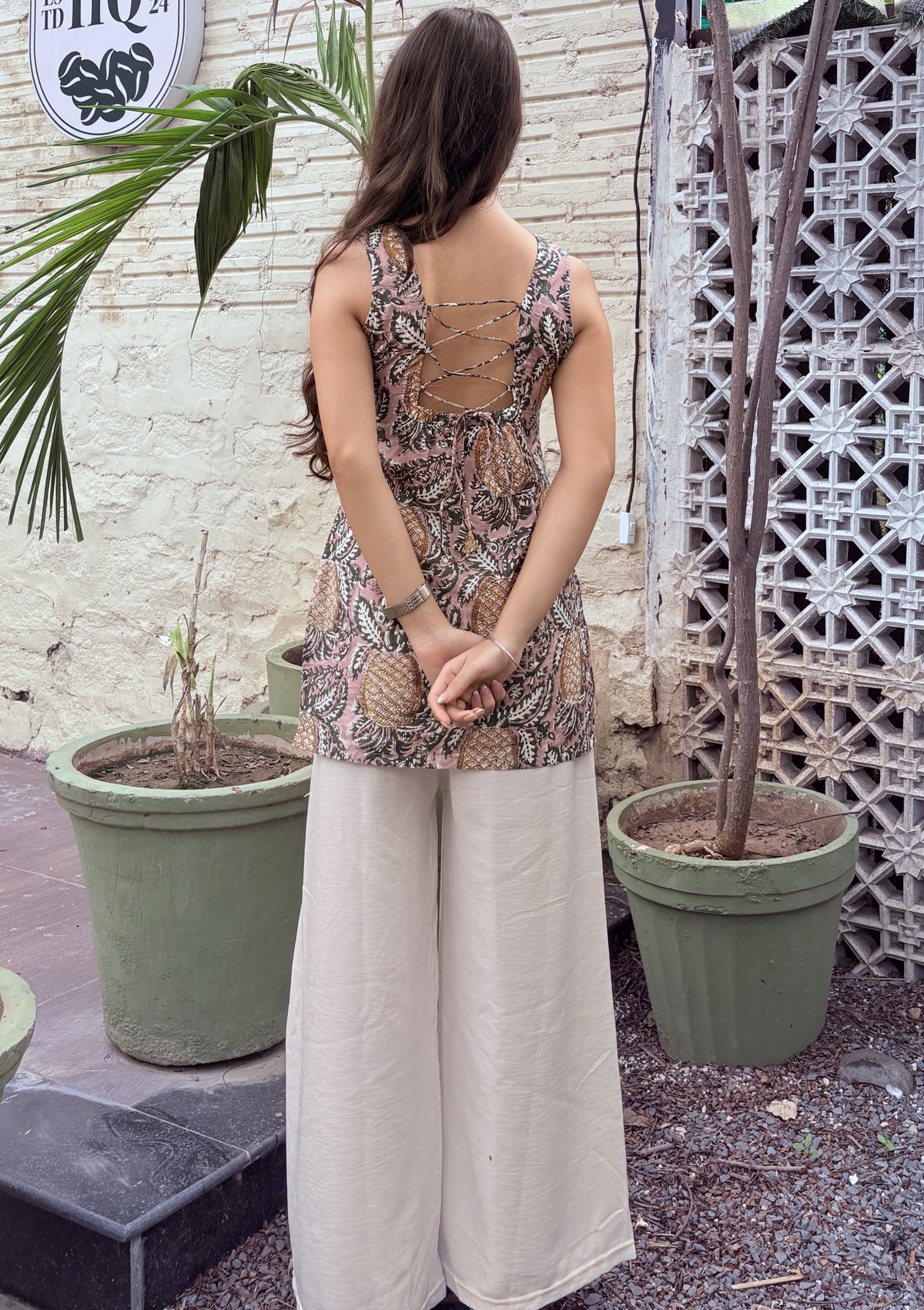 Pineapple Print Short Kurti – product photograph 2 | SORSHA™