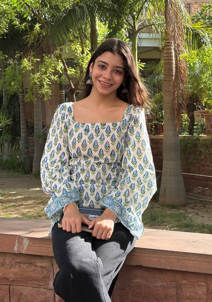 Neel Pankh Premium Cotton Short Kurti – product photograph 5 | SORSHA™